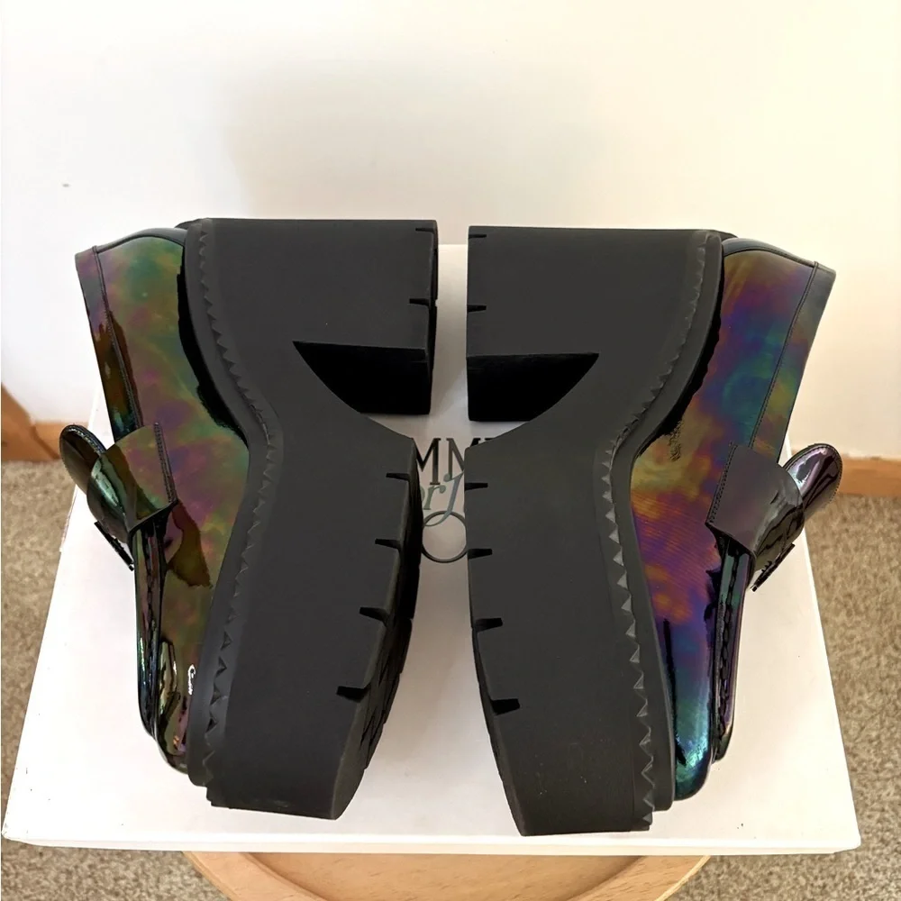 New Jimmy Choo x Sailor Moon Iridescent Luna Loafer Mary Jane